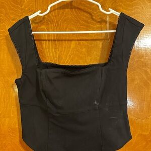 Elegant Black Women's Top